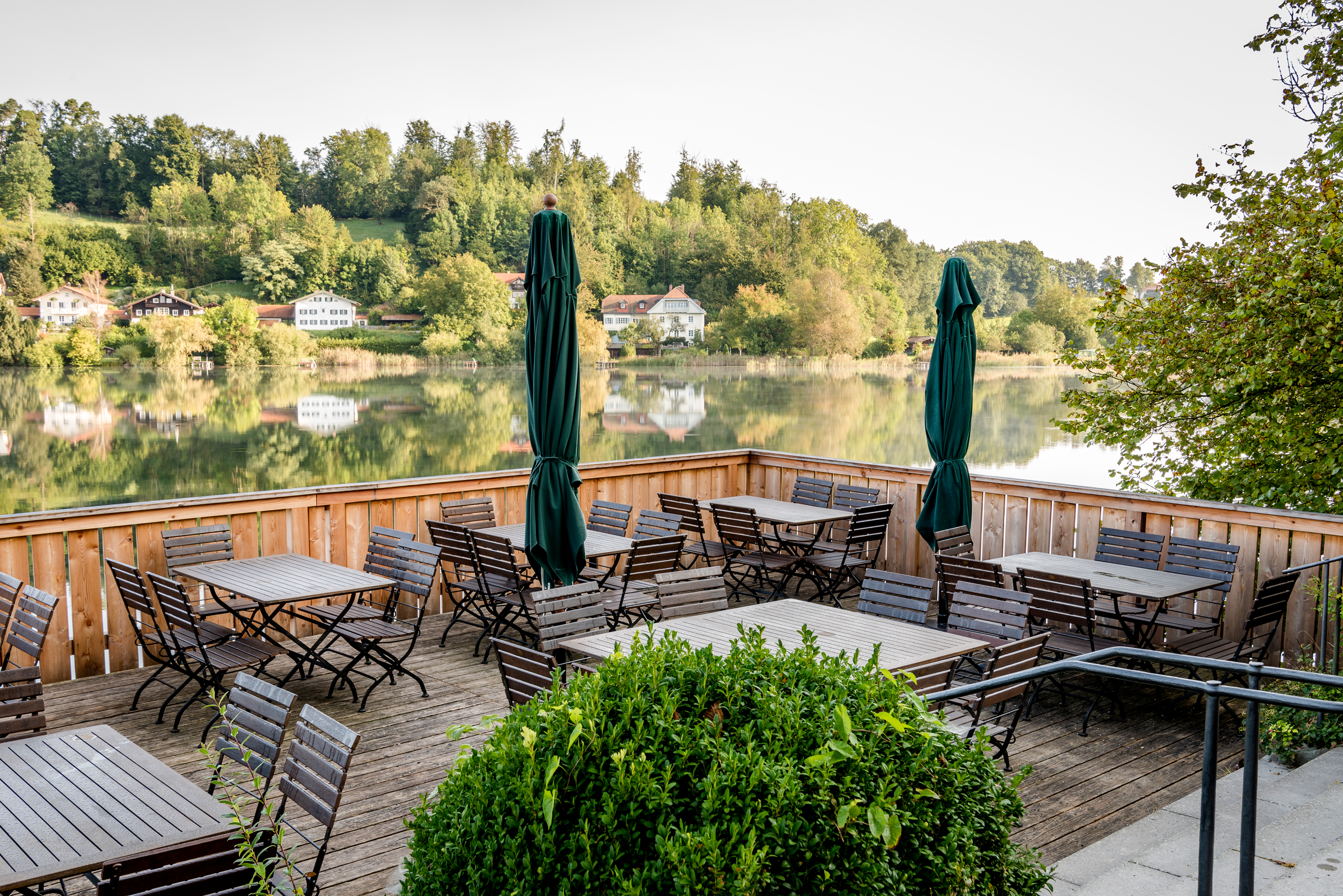 Lakeside terrace at Kloster Seeon