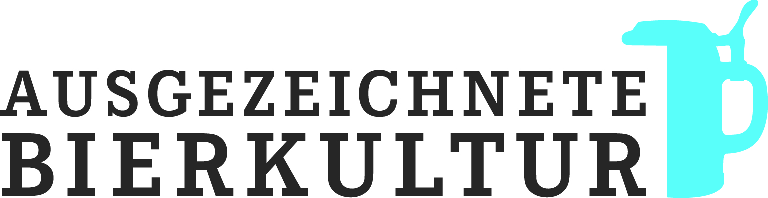 Ausgezeichnete Bayerische Bierkultur Logo mit Bild einer Bierseidels mit Deckel