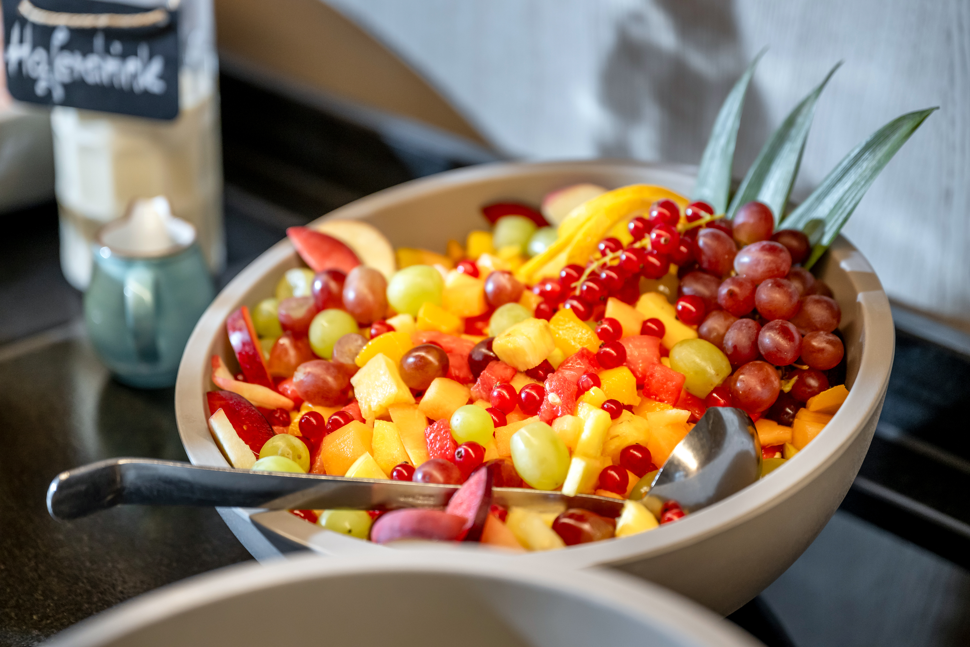 Frisches Obst am Frühstücksbuffet