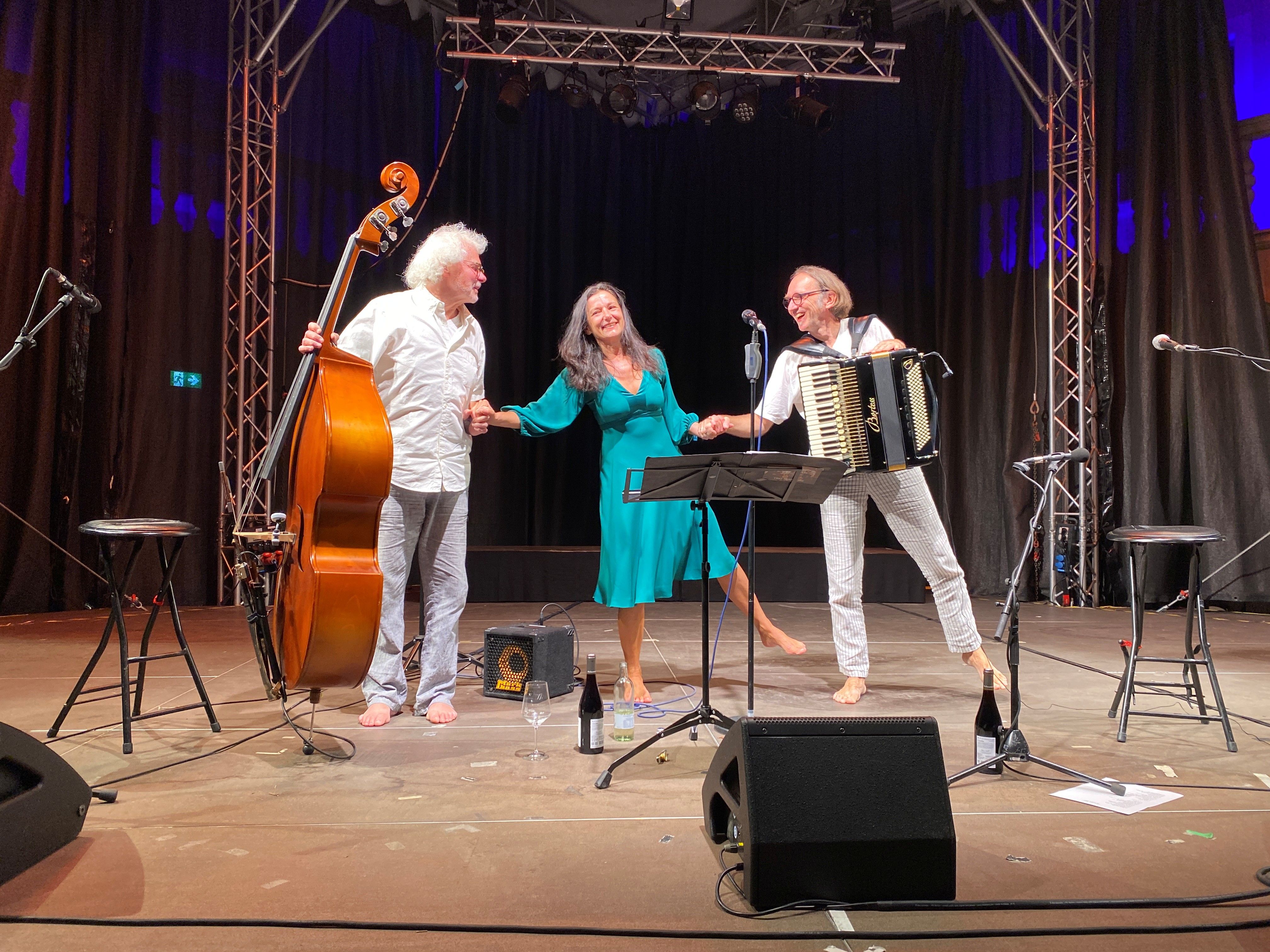 Sepp Frank, Eva Sixt und Rainer J. Hofmann