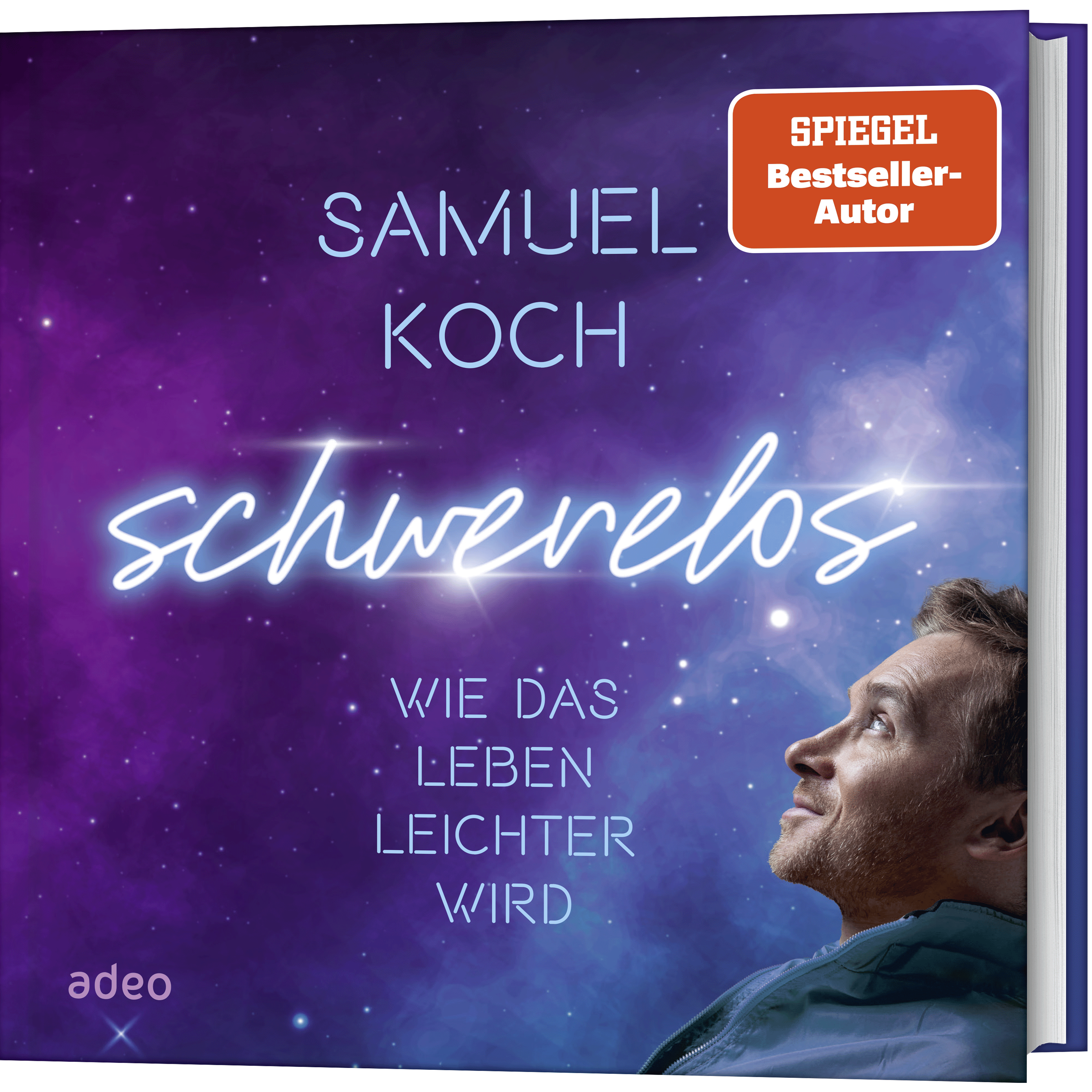 Buchcover "Schwerelos" von Samuel Koch, Adeo Verlag