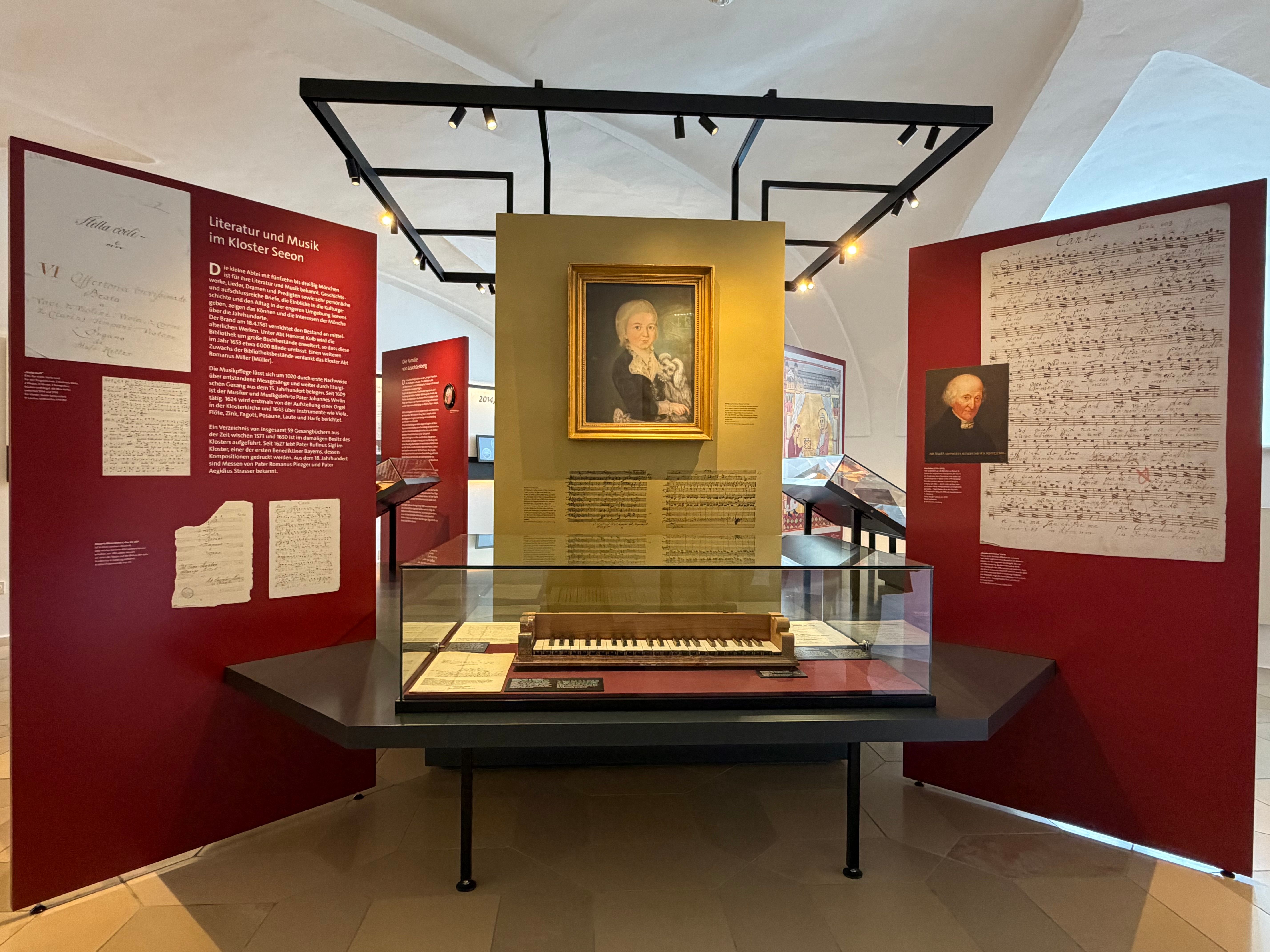 Wissenswertes zum Thema Mozart in der Dauerausstellung von Kloster Seeon