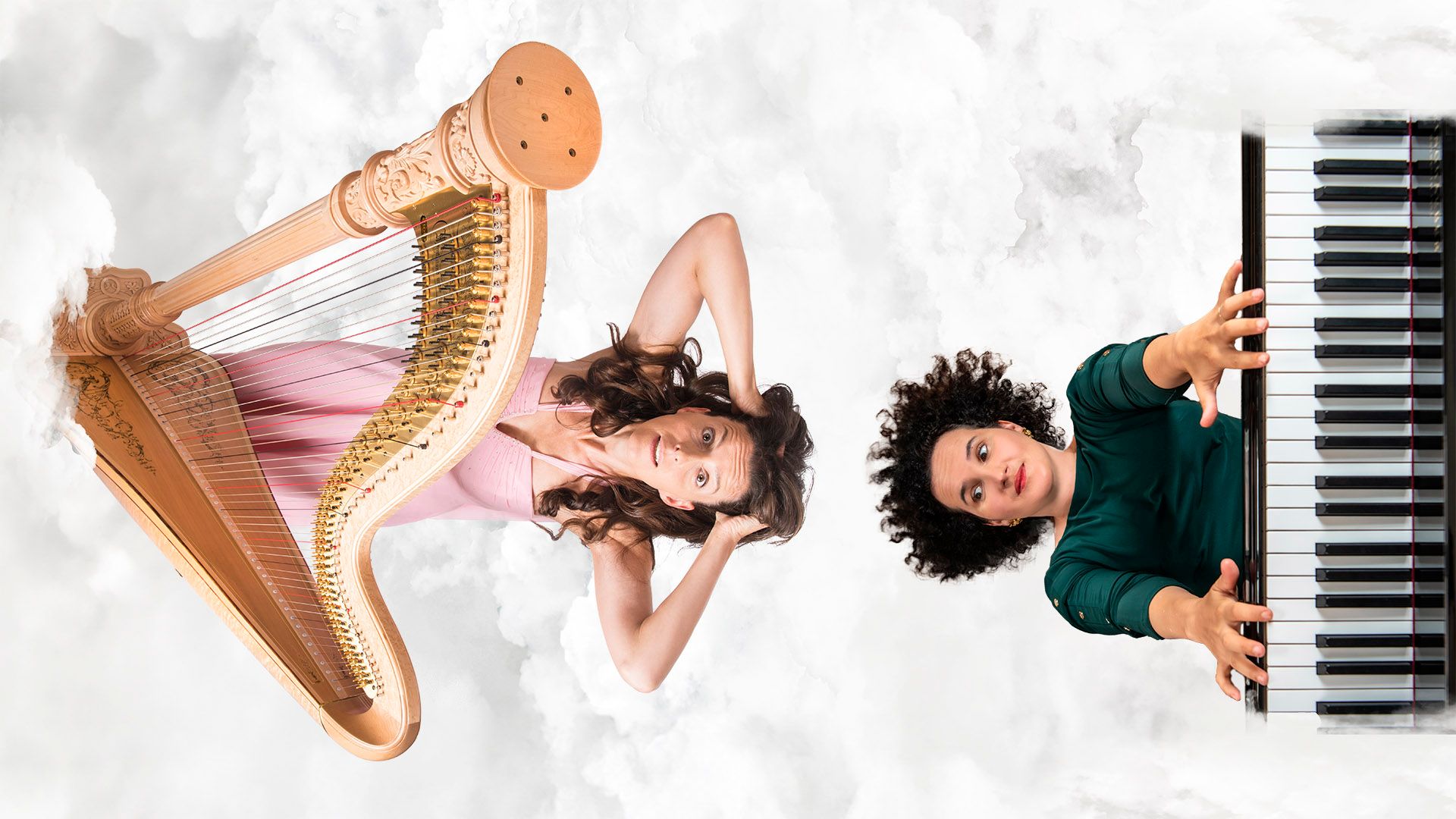 Silke Aichhorn und Lisa Wellisch präsentieren ihr Programm "Lebenslänglich frohlocken" am 5. April im Festsaal von Kloster Seeon