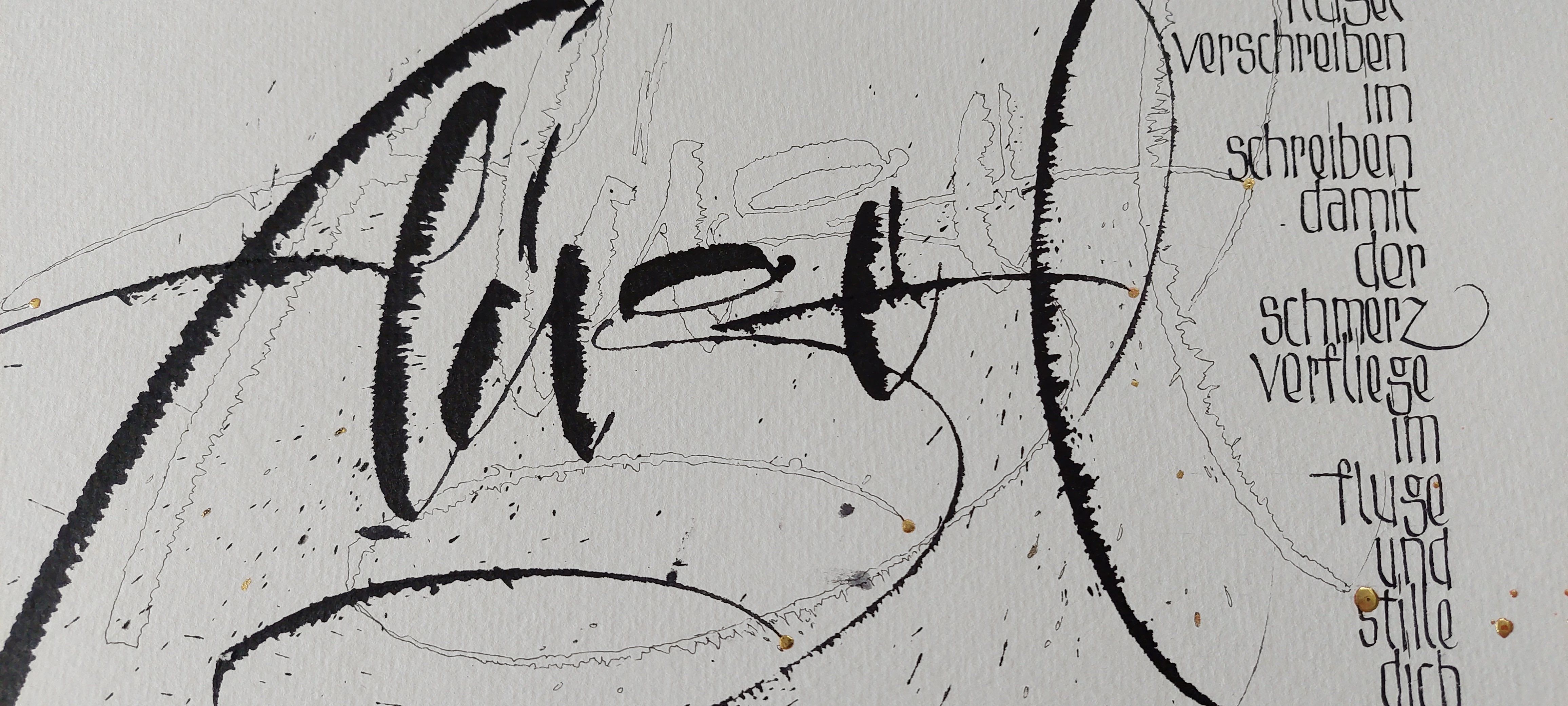 Kalligrafiekurs von 3.8. - 7.8.2026 in Kloster Seeon: Ruling Pen – Antiqua - Schriftspiele